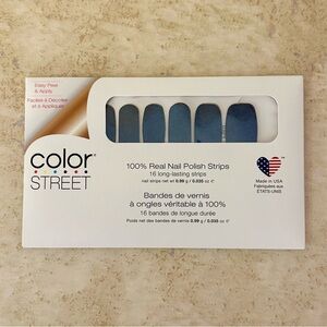 3/$25 Color Street Nail Polish Strips - Blue in Peru